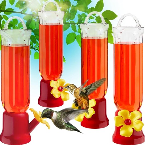🔥Annual Offer - New Leak-Proof Design Hummingbird Feeder (4 Pack) - Libiyi
