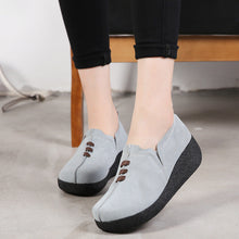 Load image into Gallery viewer, Libiyi Round toe fly woven mesh thick sole ladies casual shoes - Libiyi