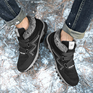 Autumn and winter non-slip warm and comfortable high-top casual cotton shoes—Unisex - Keillini