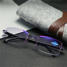 Laden Sie das Bild in den Galerie-Viewer, Sapphire High Hardness Anti Blue Light Intelligent Dual Focus Reading Glasses - Libiyi