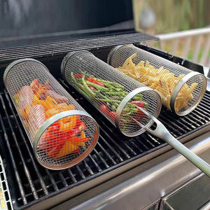 Barbecue stainless steel wire mesh cylinder - Libiyi