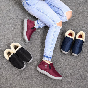 Autumn and winter non-slip warm soft bottom cotton shoes and cotton boots—Unisex - Keillini