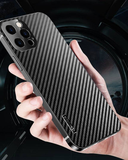Stainless Steel Carbon Fiber Case For iPhone - Libiyi