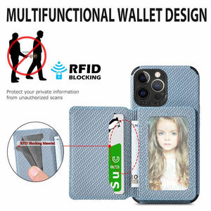 Wallet Magnetic Stand Shockproof Case for iPhone - Libiyi