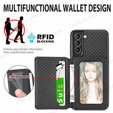 Load image into Gallery viewer, Wallet Magnetic Stand Shockproof Case for Samsung - Libiyi