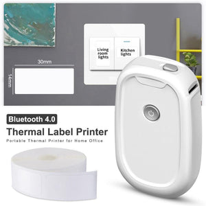 Wireless Bluetooth Mini Thermal Label Maker Printer - Keilini