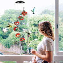 Load image into Gallery viewer, Shirem  Wind Chime Hummingbird Feeder - Libiyi