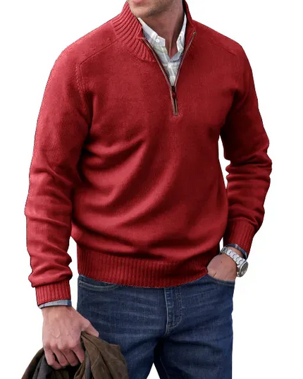 🔥MEN'S CASHMERE ZIPPER BASIC SWEATER🔥 - Libiyi