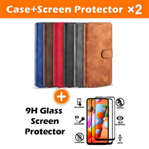 Wallet Stand PU Leather Case For Samsung Galaxy A12 - Libiyi