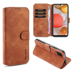 Wallet Stand PU Leather Case For Samsung Galaxy A42 - Libiyi