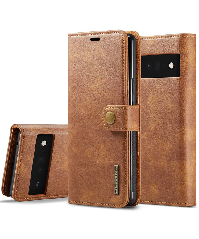 2-in-1 Detachable Leather Wallet Case For Google Pixel 6 Pro - Libiyi