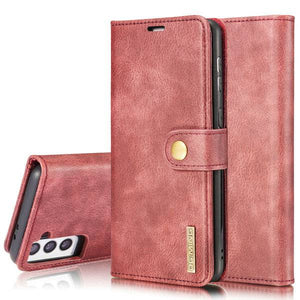 Magnetic 2-in-1 Detachable Leather Wallet Case For Samsung S21 - Libiyi