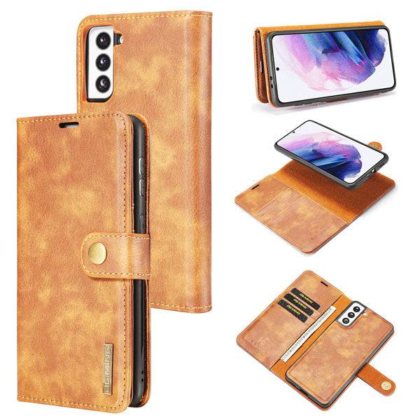2-in-1 Detachable Leather Wallet Case For Samsung S21 FE - Libiyi