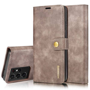 2-in-1 Detachable Leather Wallet Case For Samsung S21 FE - Libiyi