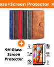 S21 Plus(5G) / Brown / Case+2-Pack Screen Protectors