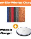S21 Plus(5G) / Brown / Case+15w Wireless Charger