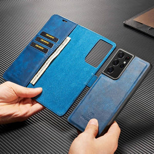 Luxury Leather Card Wallet Flip Magnet Case For Samsung Galaxy S21 Series - Libiyi