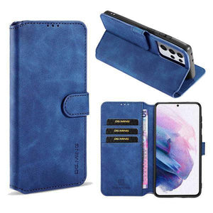 Wallet Stand PU Leather Case For Samsung Galaxy S21 Ultra(5G) - Libiyi