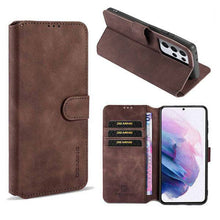 Laden Sie das Bild in den Galerie-Viewer, Wallet Stand PU Leather Case For Samsung Galaxy S21 Ultra(5G) - Libiyi