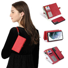 Load image into Gallery viewer, MEGSHI Magnetic 2-in-1 Detachable Leather Wallet Case For Samsung - Libiyi