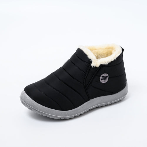 Autumn and winter non-slip warm soft bottom cotton shoes and cotton boots—Unisex - Keillini