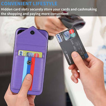 Laden Sie das Bild in den Galerie-Viewer, Lanyard Leather Wallet Card Holder Stand Phone Case For iPhone - Libiyi