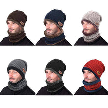 Load image into Gallery viewer, Warm Beanie Cap With Scarf - Libiyi