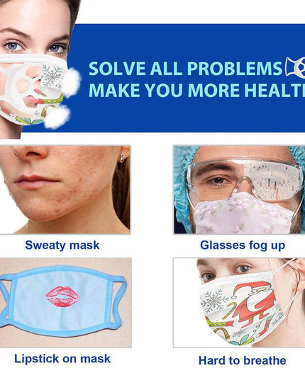 3D Softer Face Mask Bracket for More Breathing Space - Libiyi