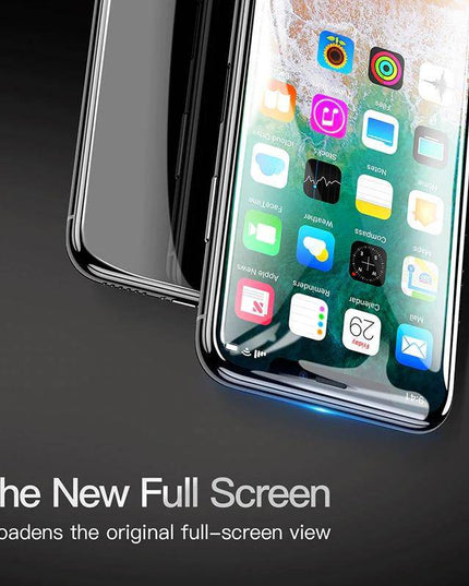 2 PACK-0.3mm Full Coverage Tempered Glass Screen Protector For iPhone - Libiyi