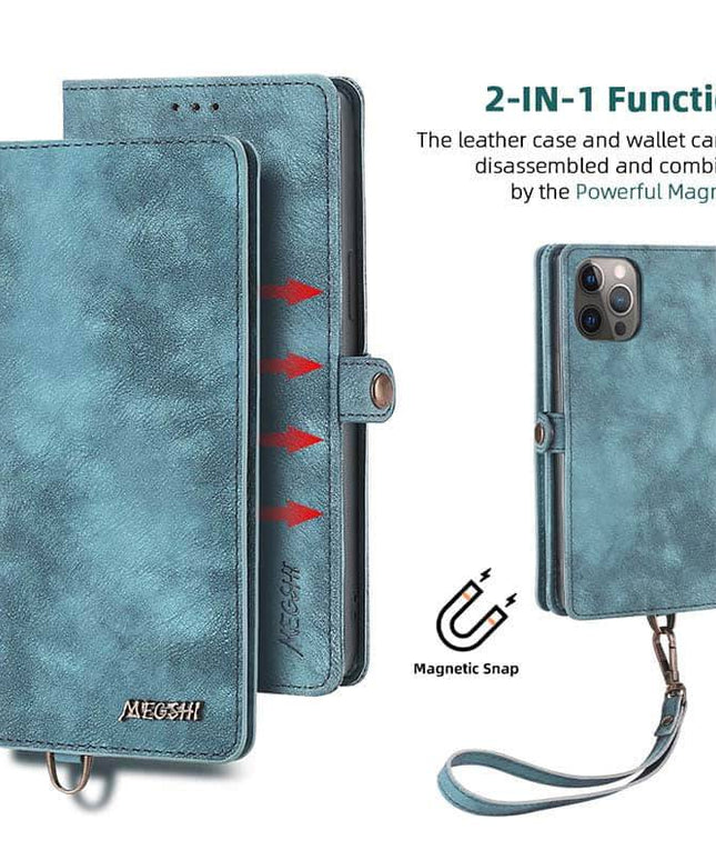 Cardholder Wrist Leather Phone Case for iPhone - Libiyi