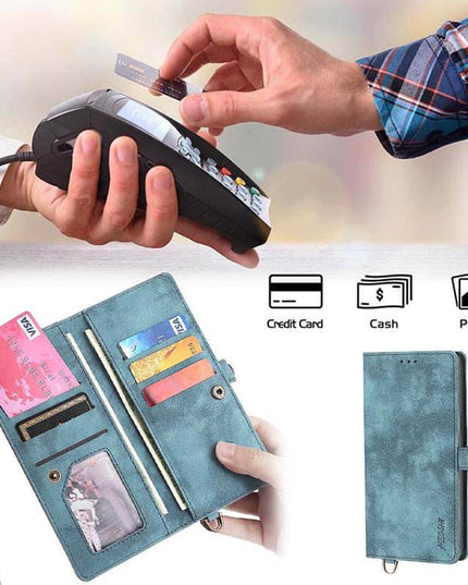 Cardholder Wrist Leather Phone Case for iPhone - Libiyi