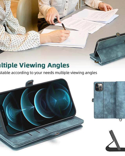 Cardholder Wrist Leather Phone Case for iPhone - Libiyi