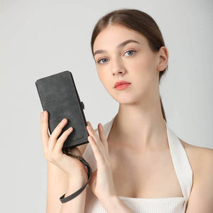 Cardholder Wrist Leather Phone Case for iPhone - Libiyi