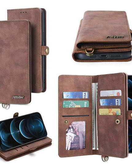 Cardholder Wrist Leather Phone Case for iPhone - Libiyi