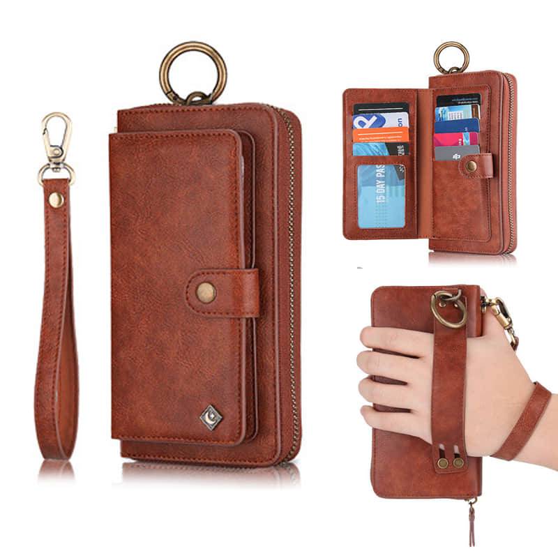 Leather Detachable Magnetic Wallet Case For Galaxy - Libiyi