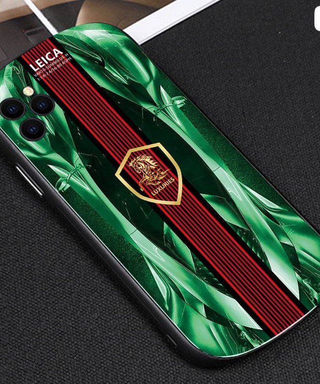 2022 3D Elliptical Glass Racing Car iPhone Case - Libiyi