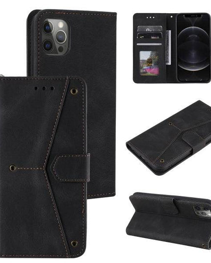 2021 Splicing Leather Retro Protective Wallet Case For iPhone - Libiyi