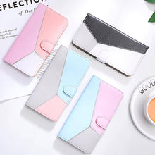 Laden Sie das Bild in den Galerie-Viewer, Three Color Matching Wallet Phone Case For Samsung - Libiyi