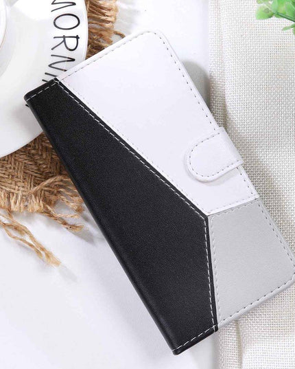 Three Color Matching Wallet Phone Case For Samsung - Libiyi