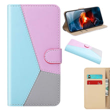 Load image into Gallery viewer, Three Color Matching Wallet Phone Case For Samsung - Libiyi