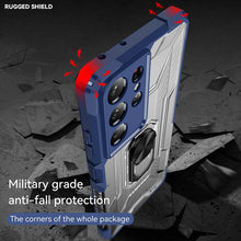 Laden Sie das Bild in den Galerie-Viewer, Magnetic Metal Finger Ring Holder Armor Case For Samsung S21 ULTRA 5G - Libiyi
