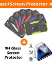Blue / iPhone 12 Pro / With 2-Pack Screen Protectors