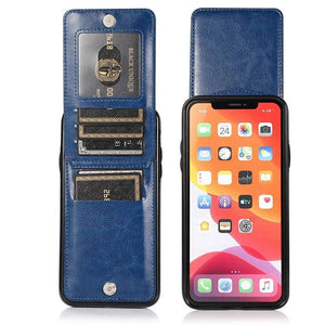 Classic 6 Card Slots Wallet Phone Case For iPhone - Libiyi