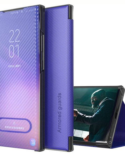 Kevlar Slim Flip Cover Smart Window Case For iPhone - Libiyi