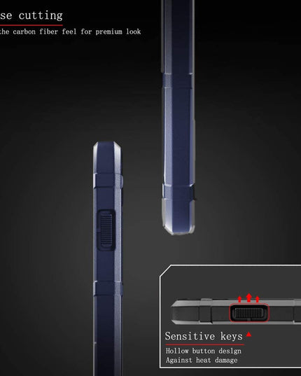 TPU Thick Solid Rough Armor Tactical Protective Cover Case For Samsung - Libiyi