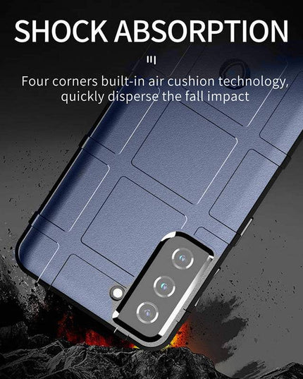 TPU Thick Solid Rough Armor Tactical Protective Cover Case For Samsung S21 - Libiyi