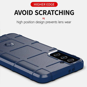 TPU Thick Solid Rough Armor Tactical Protective Cover Case For Samsung S21+ - Libiyi