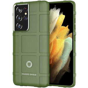 TPU Thick Solid Rough Armor Tactical Protective Cover Case For Samsung S21 Ultra - Libiyi