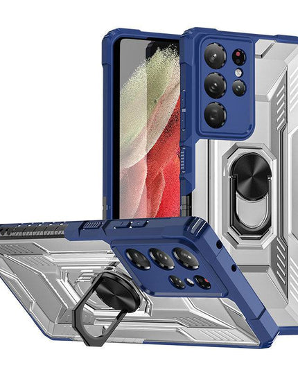 Magnetic Metal Finger Ring Holder Armor Case For Samsung - Libiyi