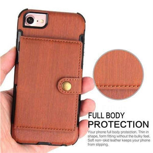 Security Copper Button Protective Case For iPhone 6Plus/6s Plus - Libiyi